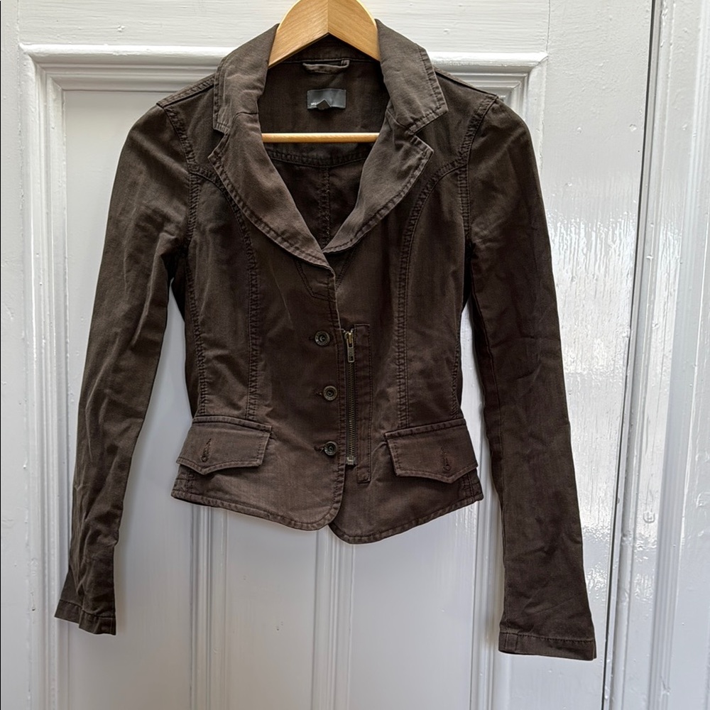 Khaki light fitted jacket Mexx